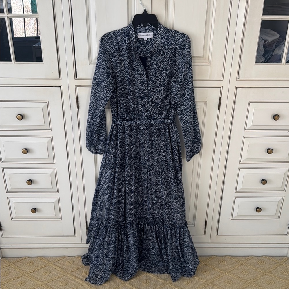 Elegant Black and White Women's Dress